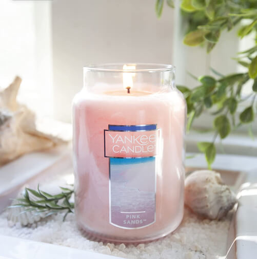 Yankee-Pink-Sands-Scented-Candle-Dentist-gifts-ideas
