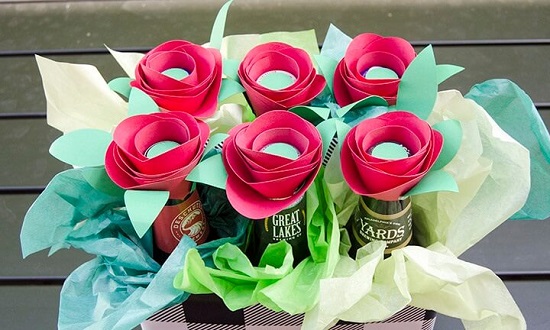 rose-beer-bouquet-diy-tutorial