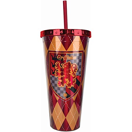 Gryffindor-Foil-Cup-with-Straw-best-gryffindor-gifts