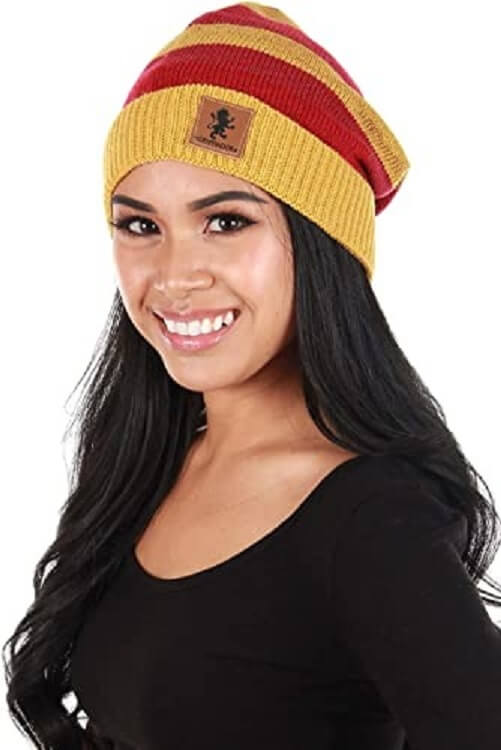 Harry-Potter-Gryffindor-House-Heathered-Knit-Beanie-best-gryffindor-gifts