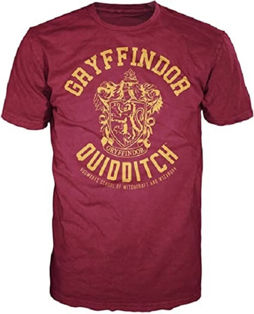 Harry-Potter-Gryffindor-Quidditch-Adult-T-Shirt-Red-best-gryffindor-gifts