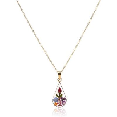 Pressed-Flower-Pendant-Necklace-Cottagecore-Jewelry