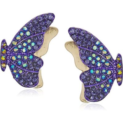Purple-Butterfly-Stud-Earrings-Cottagecore-Jewelry