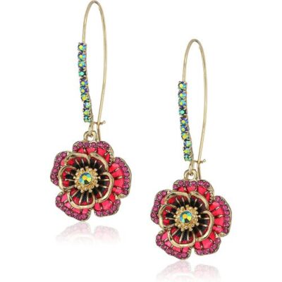 Rose-Dangle-Earring-Cottagecore-Jewelry
