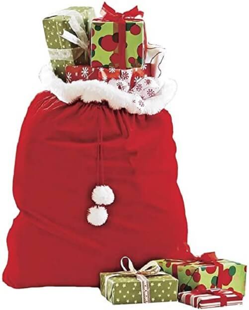 Velvet-Santa_s-Gift-Sack-with-Cord-Drawstring-secret-santa-gifts-for-your-boss