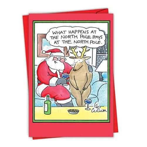 Funny Merry Christmas Greeting Card Secret Santa gifts under $5