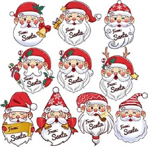 60-Pcs-from-Santa-Tag-Stickers-Christmas-Gift-secret-santa-gifts-under-10