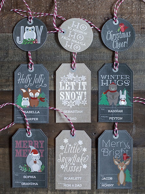 9-Woodland-Christmas-Gift-Tags-Labels