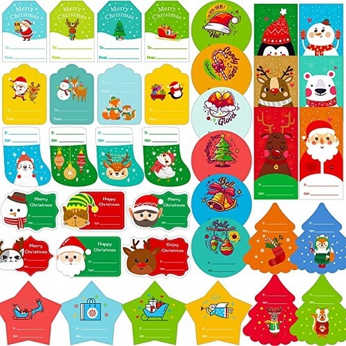 Christmas-Santa-Claus-Stickers-Self-Adhesive-Christmas-Tag-secret-santa-gifts-under-10