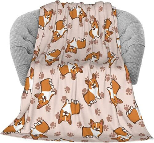 Corgi-Dogs-Flannel-Fleece-Throw-Blanket-corgi-gifts