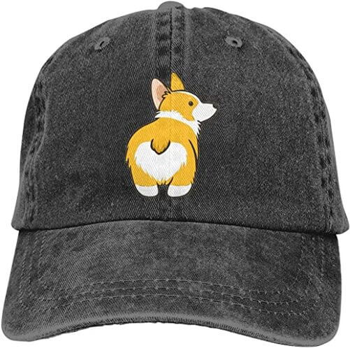 Denim-Fabric-Adjustable-Corgi-Hat-corgi-gifts