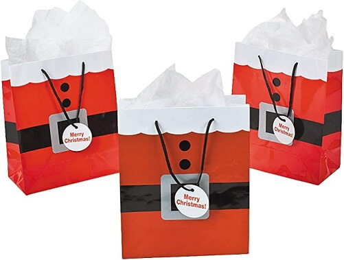 Fun-Express-Santa-Clause-Suit-Medium-Gift-Bags-secret-santa-gifts-under-10