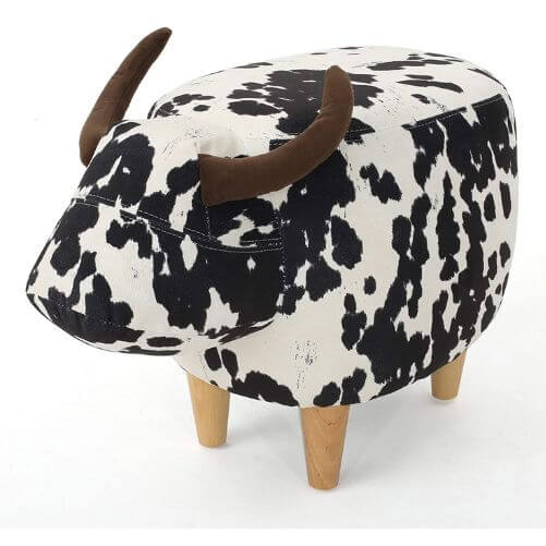 Home-Bessie-Patterned-Velvet-Cow-Ottoman-Funny-Housewarming-Gifts