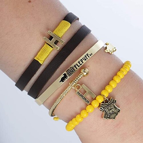 Hufflepuff-Friendship-Bracelet-Gift-Set-Best-Hufflepuff-Gifts