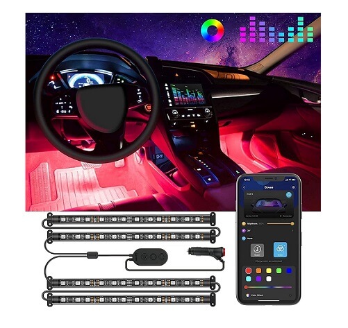 LED-Car-Lights-with-App-Control-gifts-for-car-lovers
