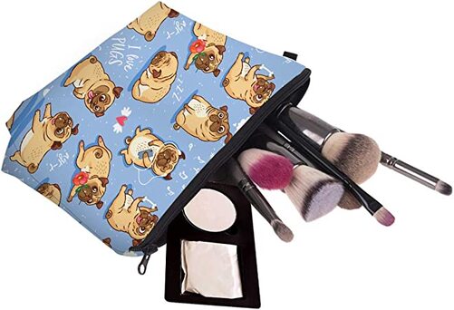 Makeup-Bag-Travel-Water-Resistant-Pug-Gifts