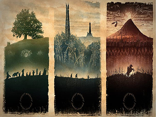 Map-Of-Middle-Earth-The-Lord-Of-The-Rings-Fabric-Canvas-Cloth-Poster-Print