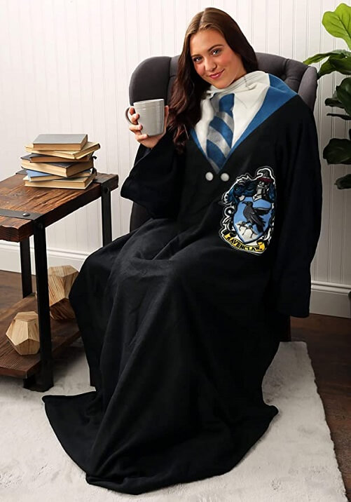 Ravenclaw-blanket-with-sleeve.-Best-Ravenclaw-gifts
