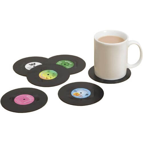 Retro-Vinyl-Coasters-Funny-Housewarming-Gifts