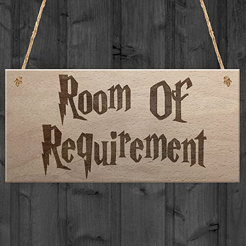 Room-of-Requirement-Wizardry-Hanging-Plaque-harry-potter-housewarming-gifts