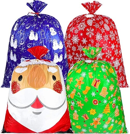 Santa-Present-Bag-with-Gift-Tags-and-Strings-Giant-secret-santa-gifts-under-10