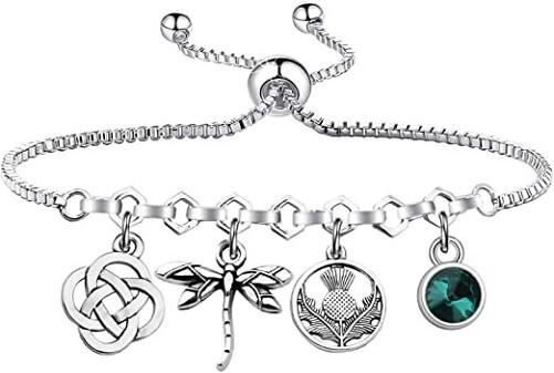 Thistle-Dragonfly-Charm-Bracelet-Gifts-for-Outlander-fans