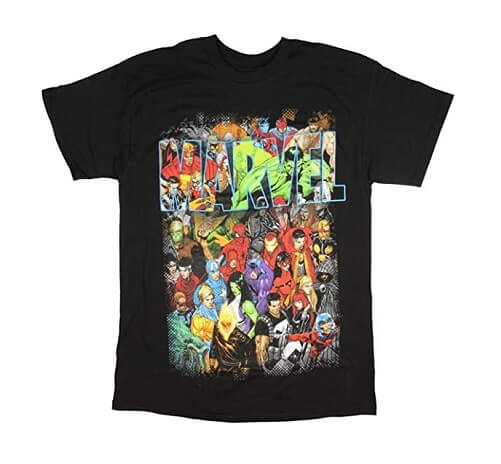 Marvel-Men_s-Team-Ups-Group-Shot-T-Shirt-Gifts-for-movie-lovers