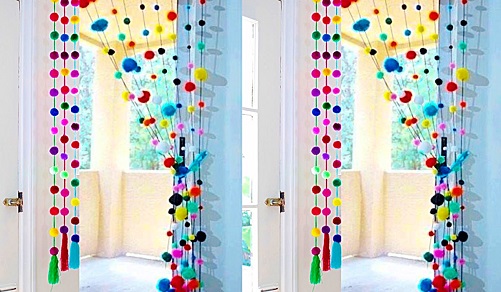 Pom-pom-curtain-Mothers-Day-Craft-Ideas-For-Kids