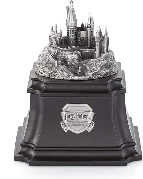 Hand-Finished-Harry-Potter-Collection-Pewter-Hogwarts-Music-Box