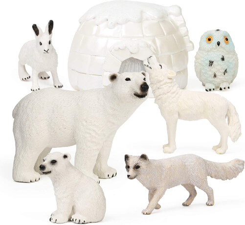 Igloo-Figurine-with-Animals-for-Kids-gifts-that-start-with-I