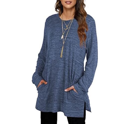 AUSELILY Long Sweatshirts for Women Gifts That Start with I