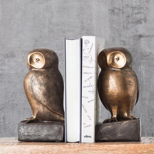 Anthropologie-Wise-Owl-Bookends-Harry-Potter-wedding-gift