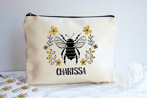 Bee Zipper Pouch bee gifts