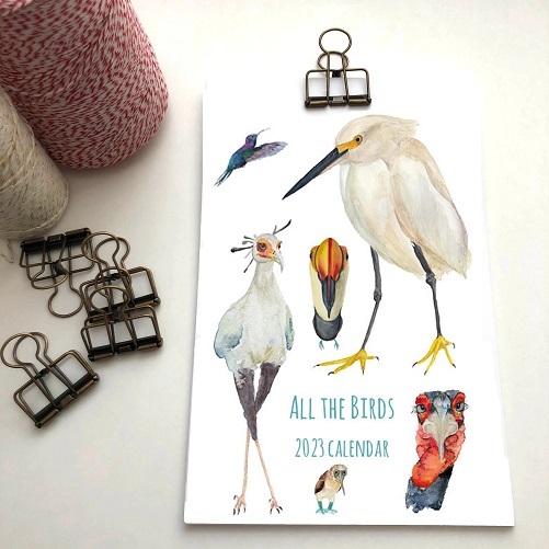 Bird-themed-calendars-diaries