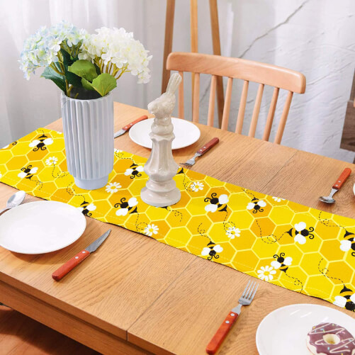 CiyvoLyeen-Bumble-Bee-Table-Runner-bee-gifts