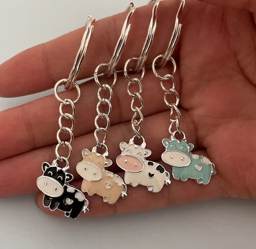 Cow-Keychain-cow-gifts