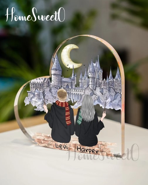 Custom Wizard Couple Acrylic Plaque
