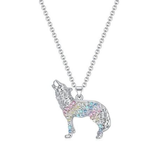 Girls-Rainbow-Mermaid-Wolf-Necklace-Gifts