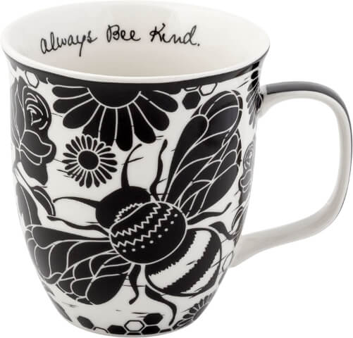 Karma-Gifts-Black-and-White-BOHO-Mug-bee-gifts