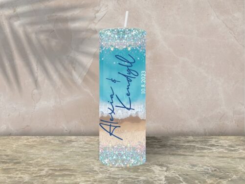 Personalized Beach Vacation Tumbler