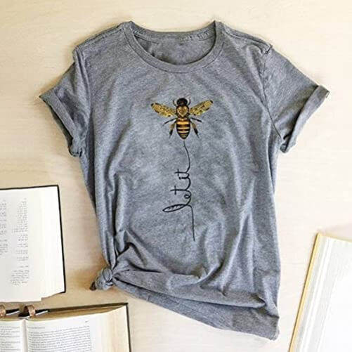 Pfvkeree-Womens-Cute-Bee-Graphic-Tee-Shirts-bee-gifts