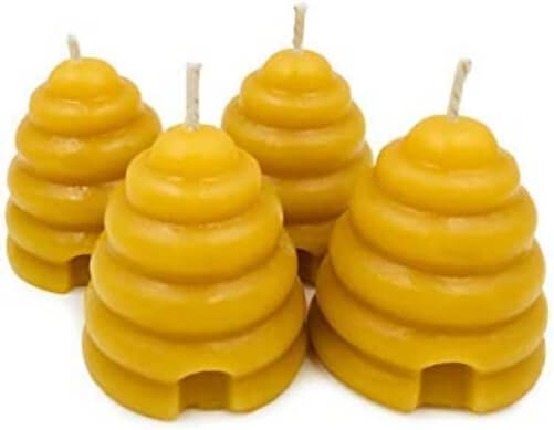 Pure-Beeswax-Beehive-Candle-Set-bee-gifts