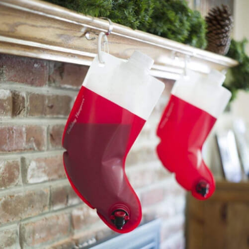 Santas-Stocking-Flask-Yankee-swap-ideas