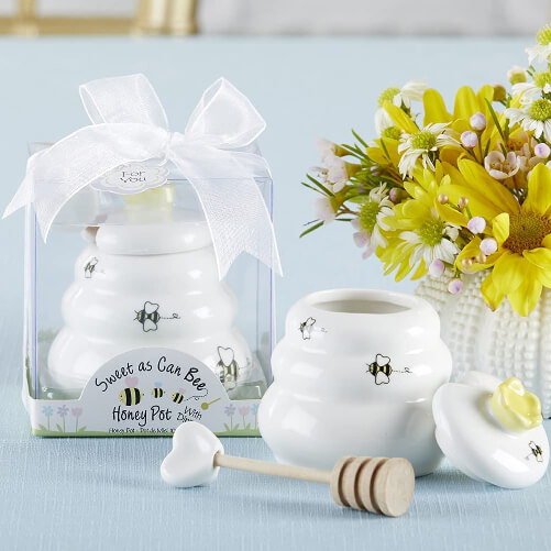 Sweet As Can Bee Ceramic Honey Pot