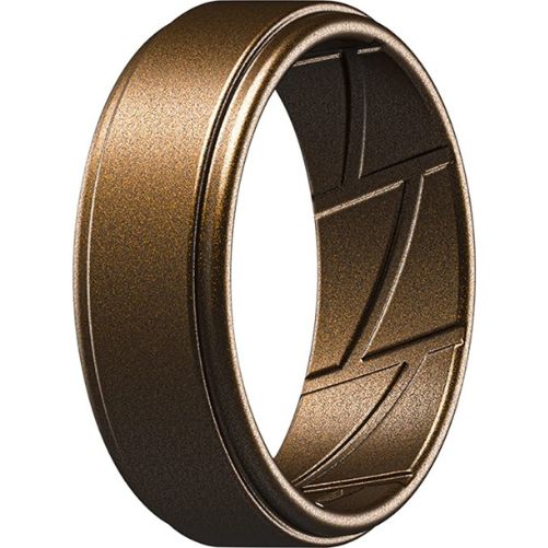 ThunderFit-Silicone-Wedding-Rings-Bronze-Sculpture-Bronze-Anniversary-Gift-For-Him
