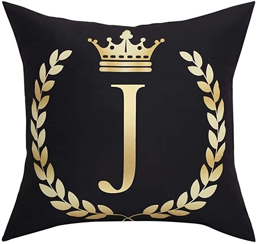 J-Throw-Pillow-Case-Modern-Cushion