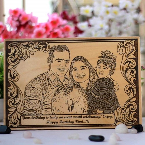 Engraved-Wooden-Photo-Frame-personalized-housewarming-gifts