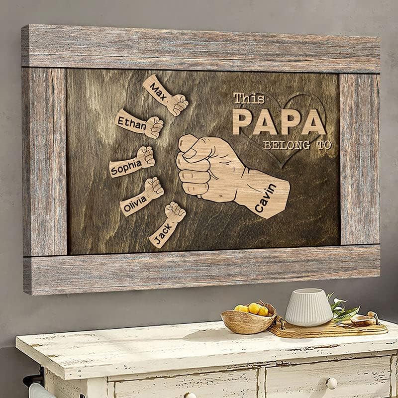 Personalized-Canvas-for-Family-for-Dad-Quote-personalized-housewarming-gifts