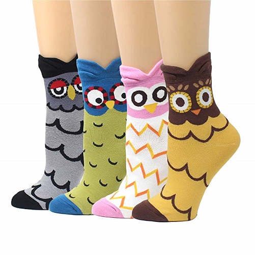 Adorable Owl Socks administrative professional gift ideas