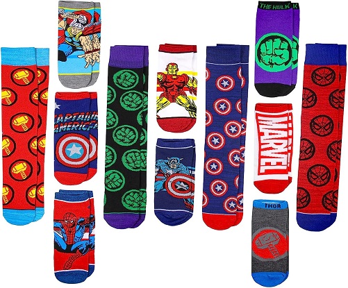 Bioworld 12 Days of Socks Marvel gifts for adults